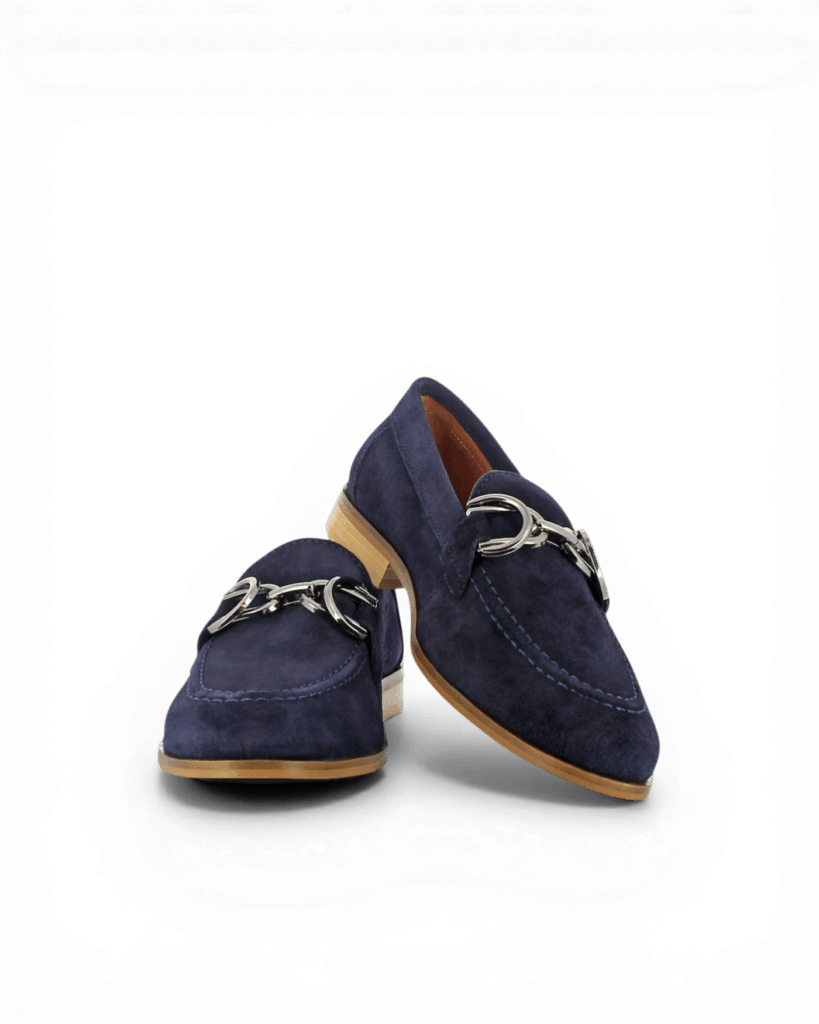 Mocassin bleu marine femme Eddy
