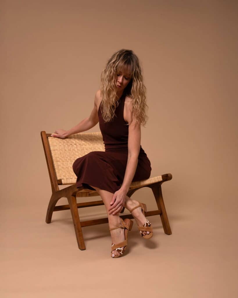 sandales femme à petit talon