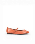 Ballerines a brides corail Helen