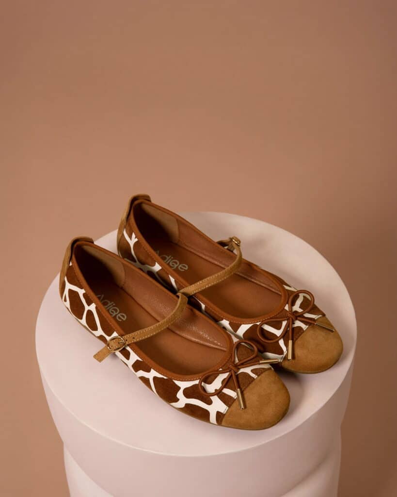 Ballerine a bride femme girafe