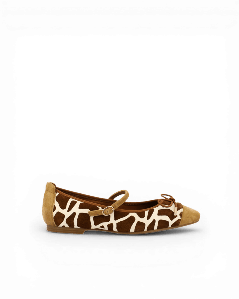 Ballerine a bride femme girafe Helen