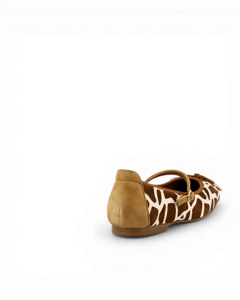 Ballerine a bride femme girafe Helen