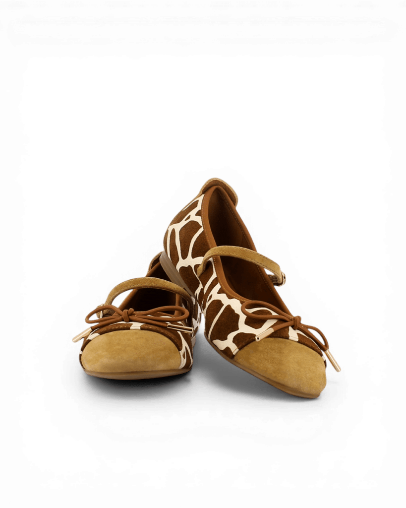 Ballerine a bride femme girafe Helen