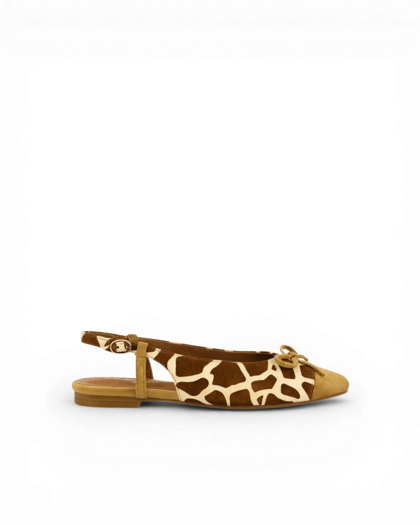 Ballerine bride arrière girafe Helios