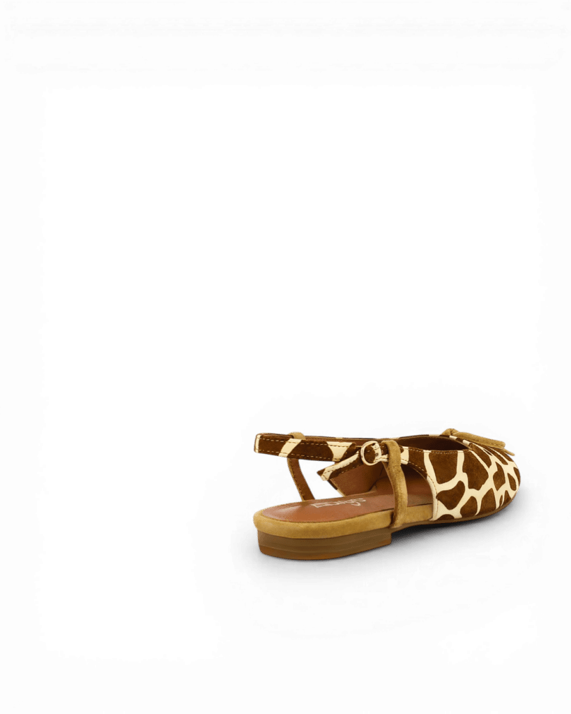 Ballerine bride arrière girafe Helios