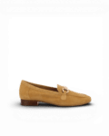 mocassins femme camel