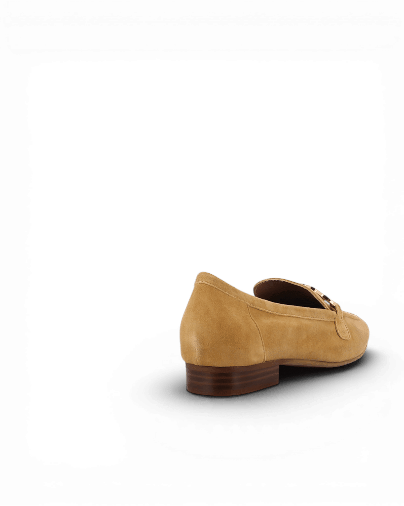 mocassins femme camel