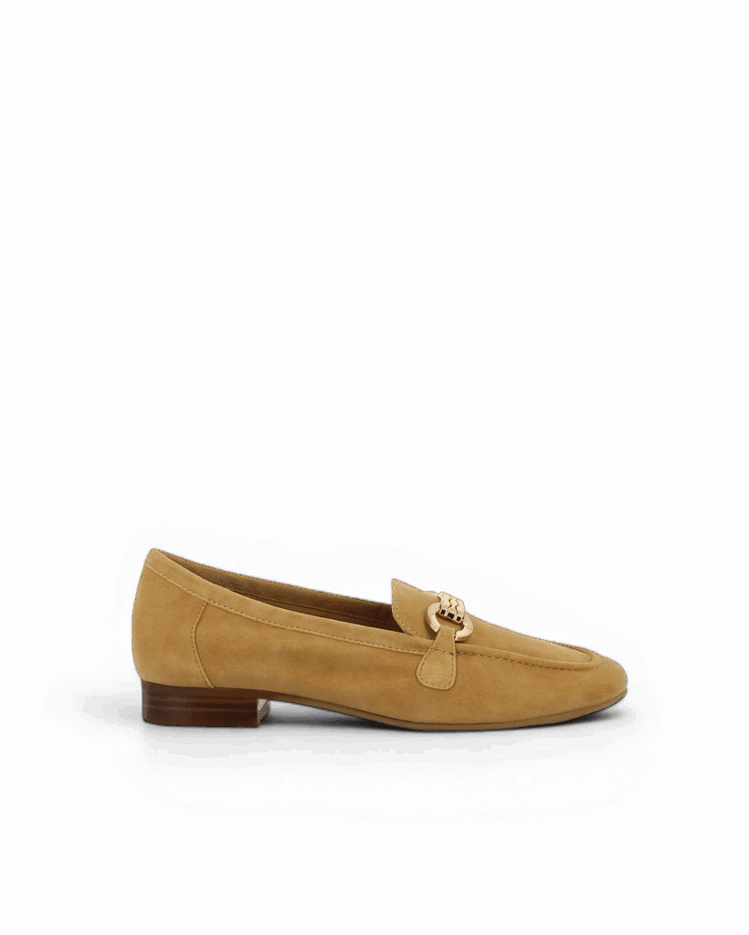 Mocassins femme beige