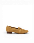 Mocassins femme camel Klo