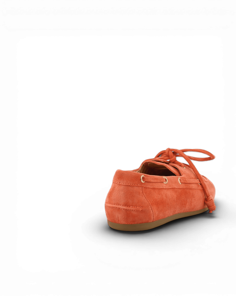 mocassin bateau corail