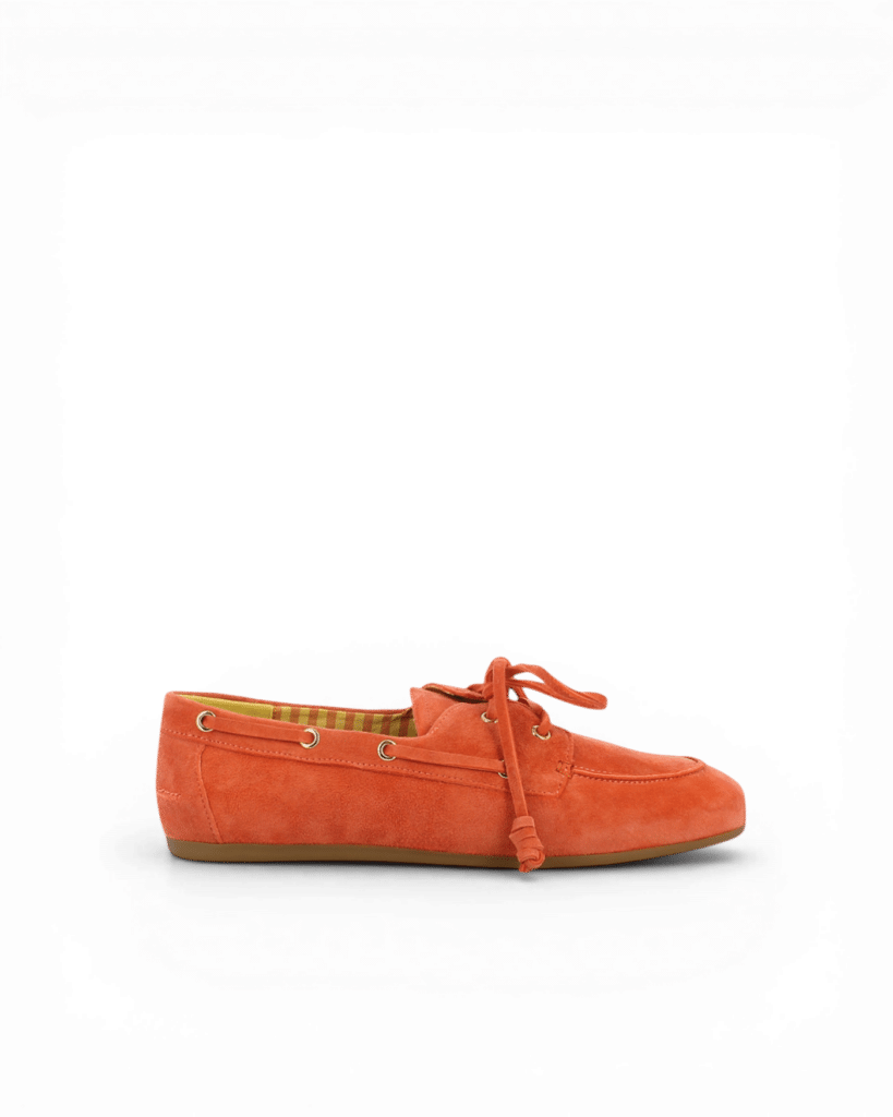 Mocassin bateau corail Marcus
