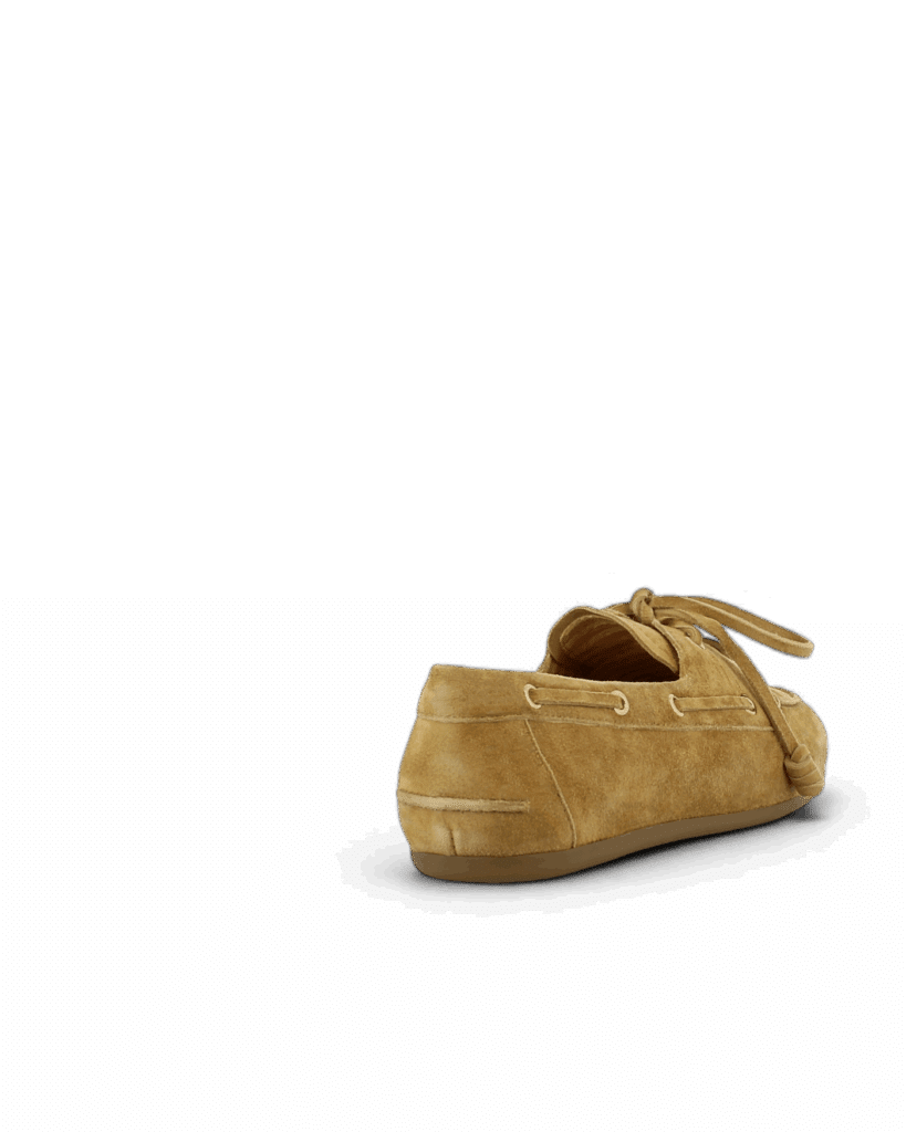 Mocassin femme bateau camel
