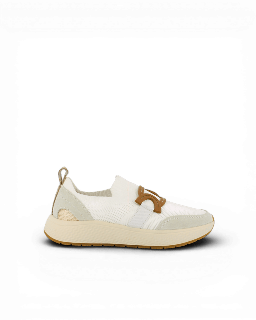mocassin sport blanc