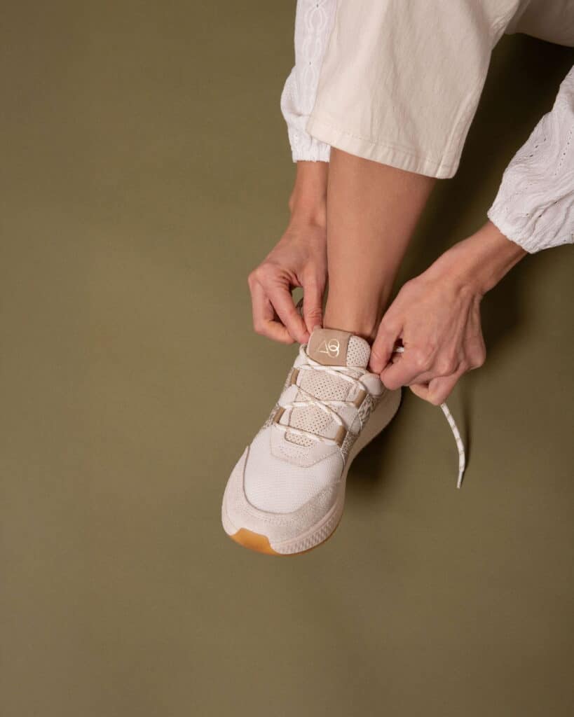 Basket plateforme femme blanche