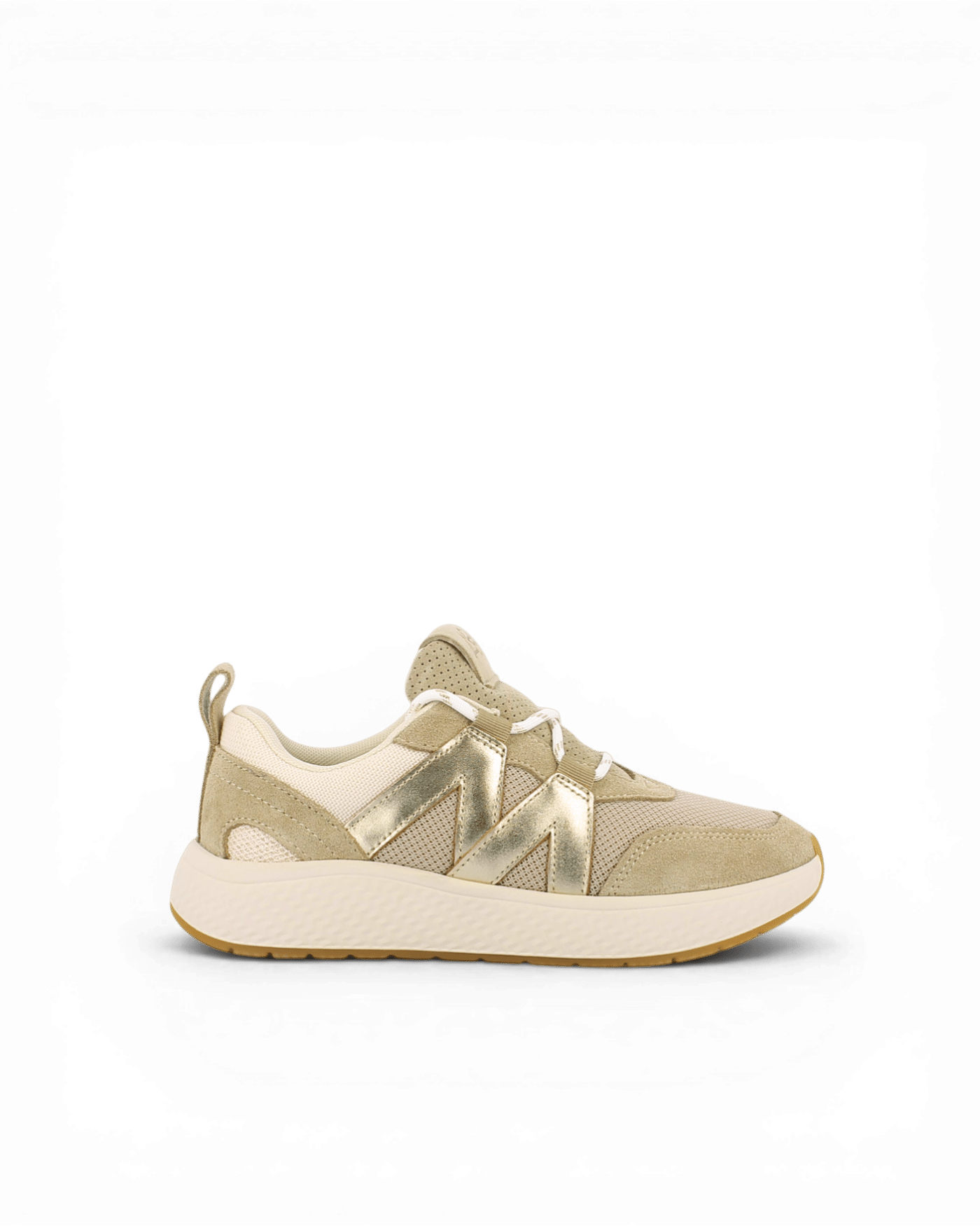 Basket plateforme beige Omega3