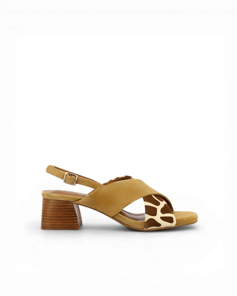 Sandales a talons girafe Rims