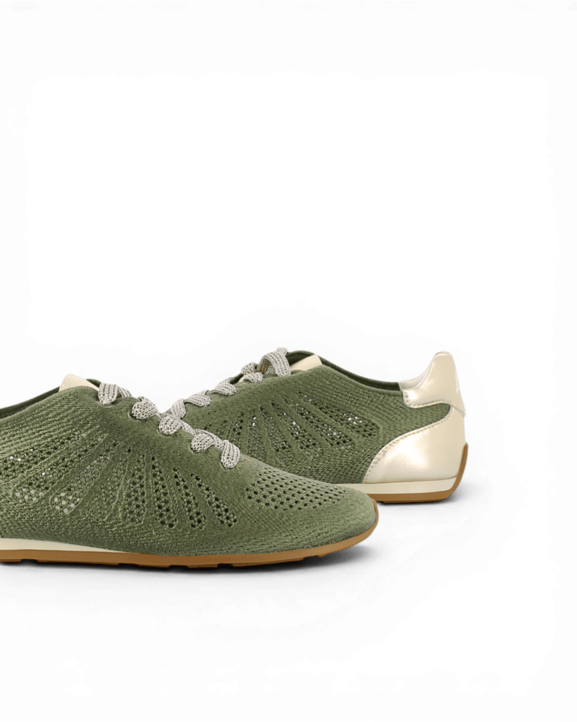 Basket ajourée femme kaki Zouk