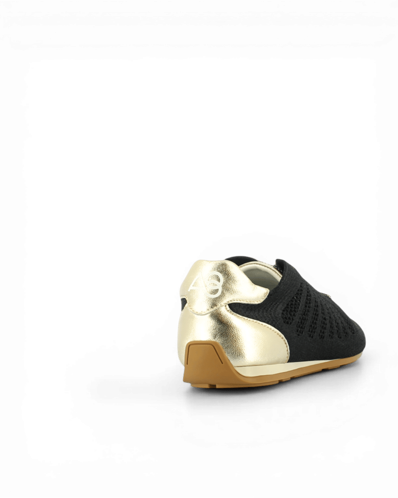 Basket en toile femme noire Zouk