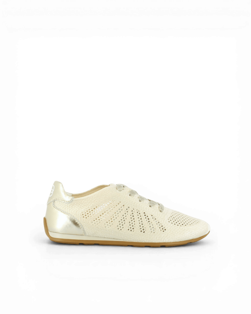 Basket toile femme beige Zouk