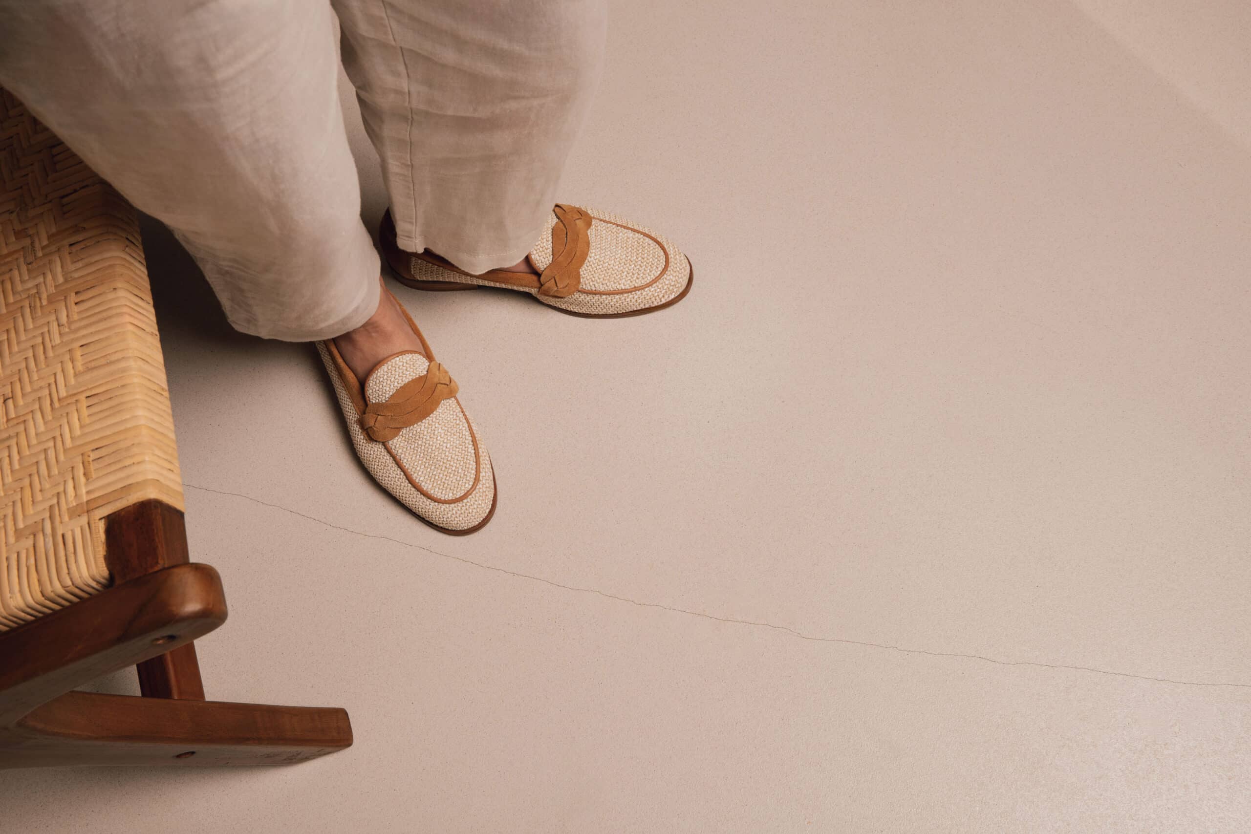 Mocassins Elio beige