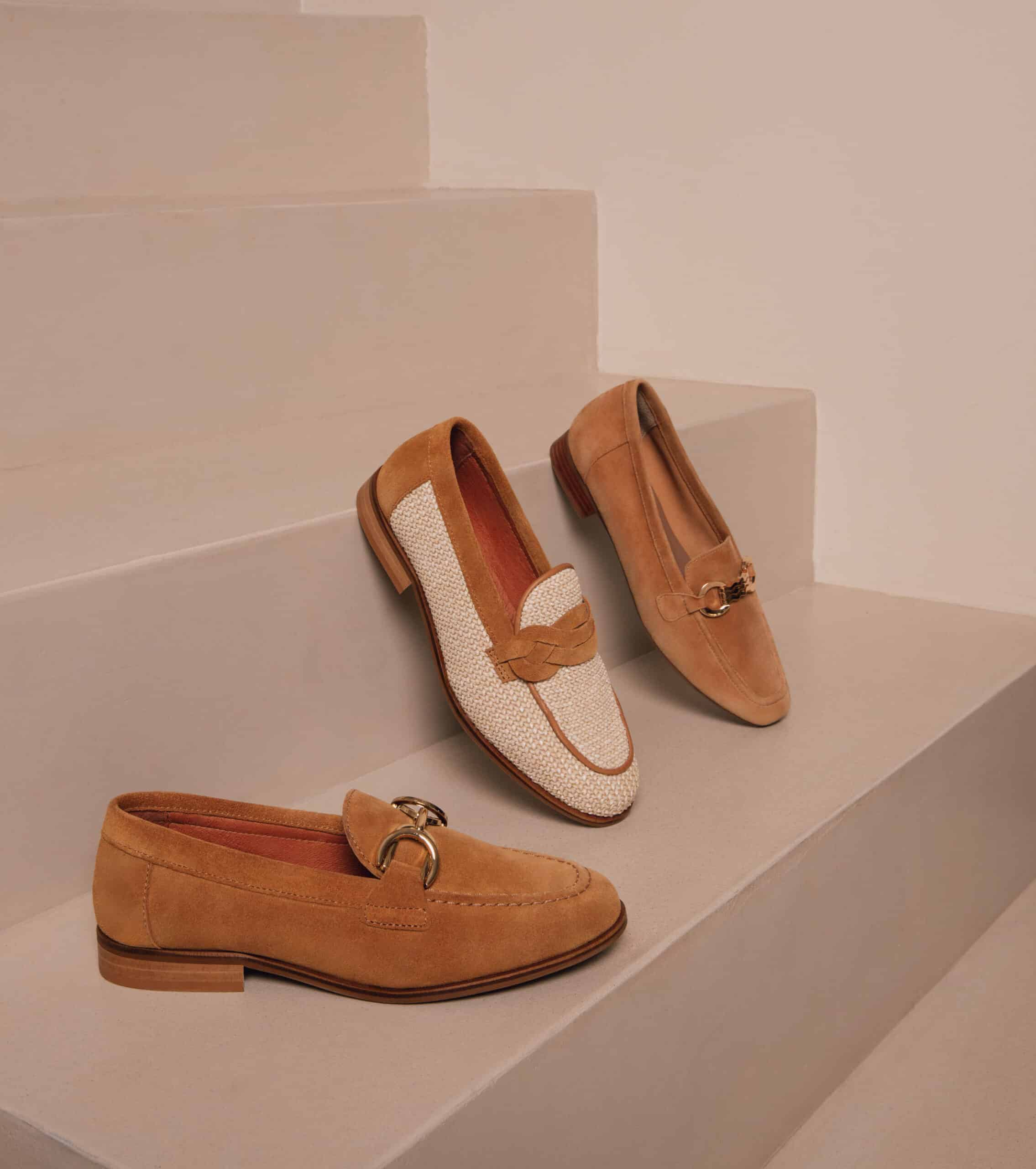 Mocassins camel