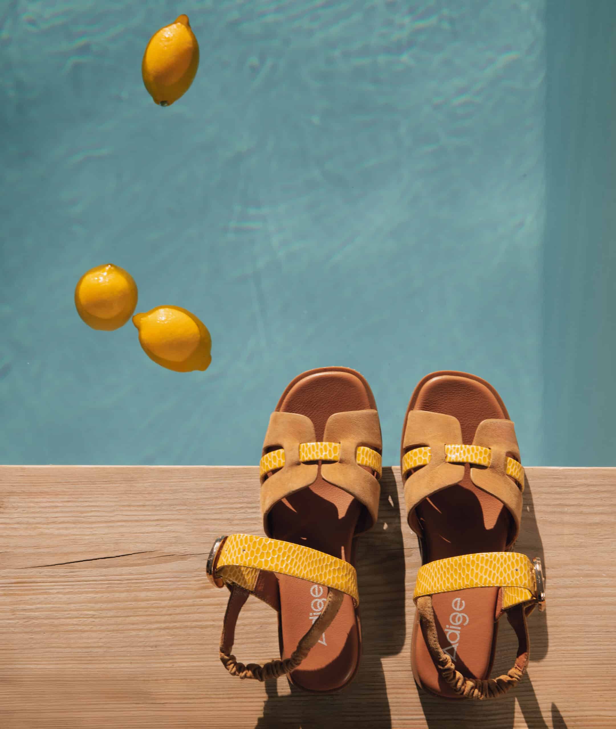 Sandales Buzz safran