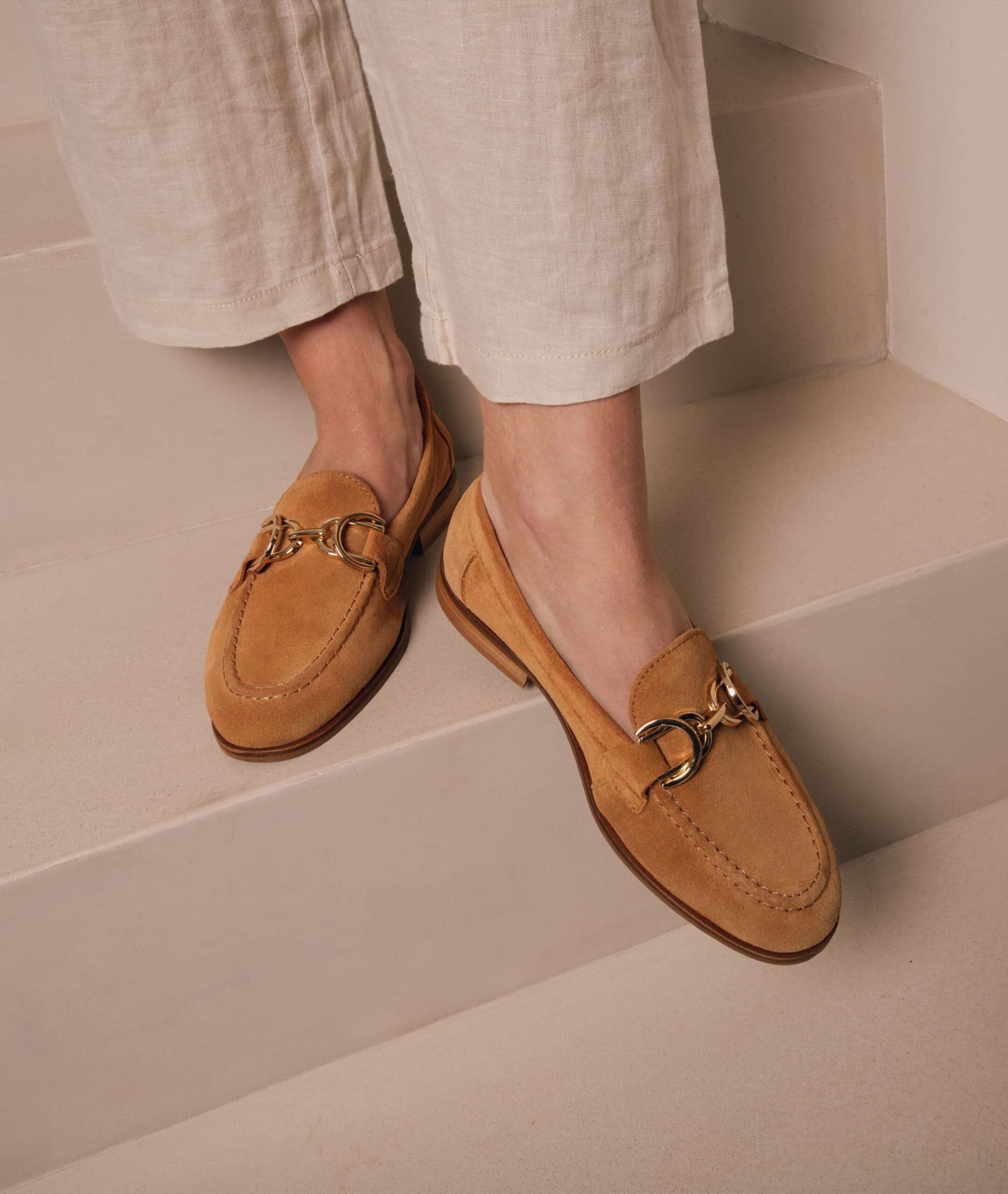 Mocassins Eddy camel
