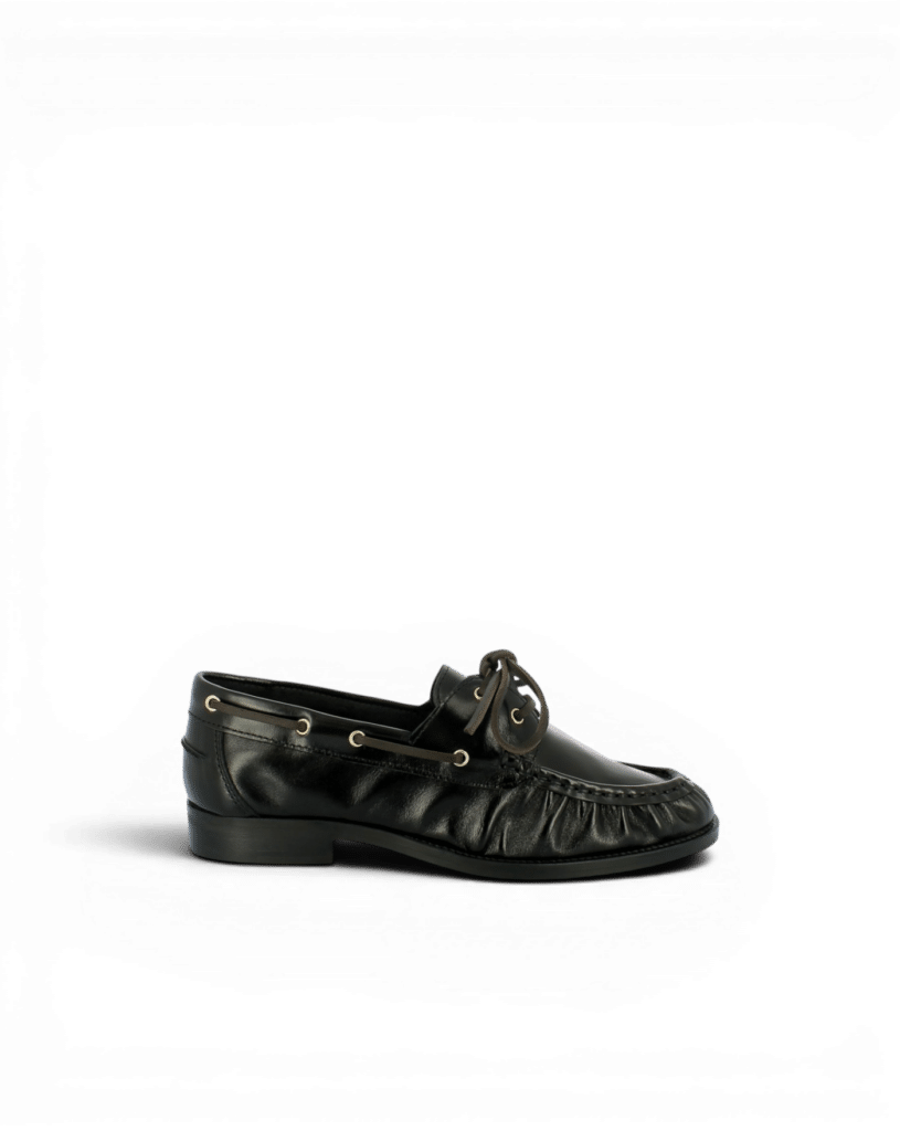 Mocassin bateau femme cuir Elina