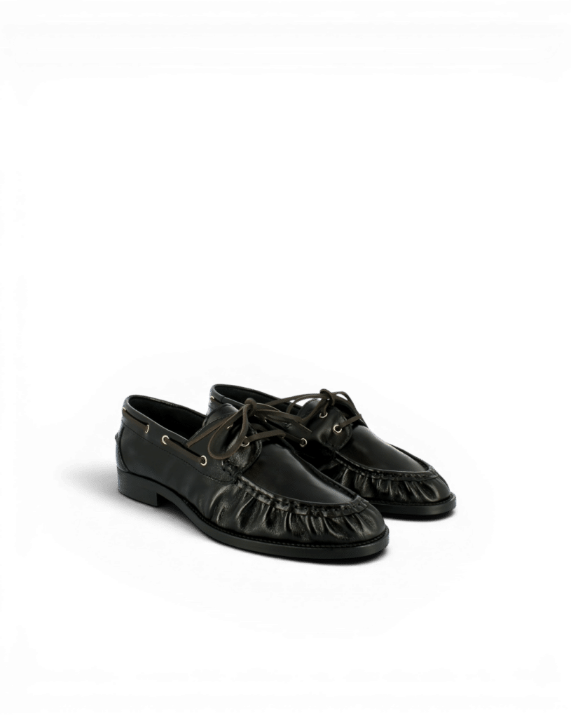 Mocassin bateau femme cuir Elina