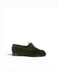 Mocassin lacet femme kaki Elina