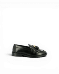 Mocassins à gland femme noir Emy