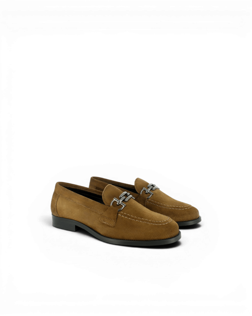 Mocassin en daim femme noix Eve