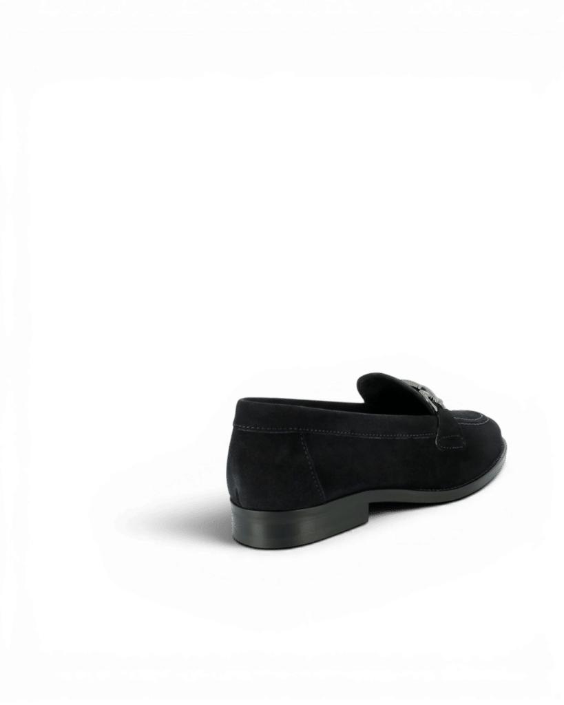 Mocassin bijoux femme marine Eve