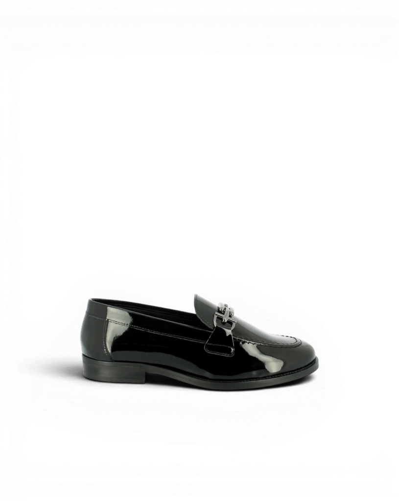 Mocassins vernis femme noirs​ Eve