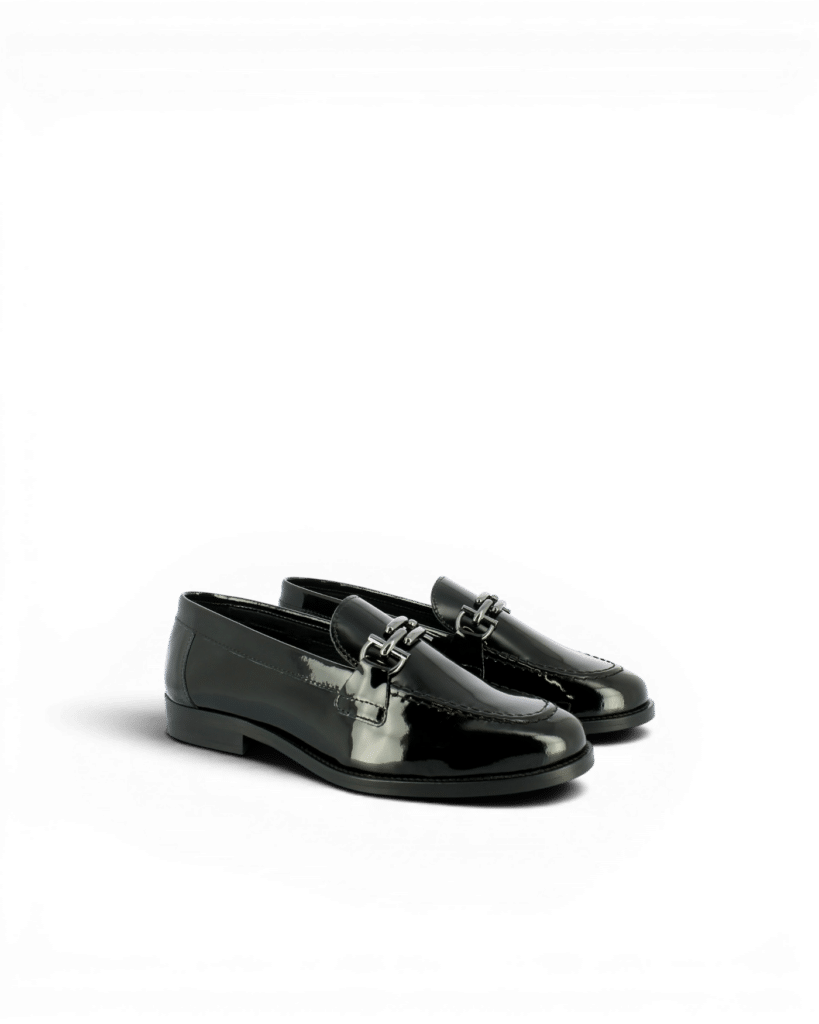 Mocassins vernis femme noirs​ Eve
