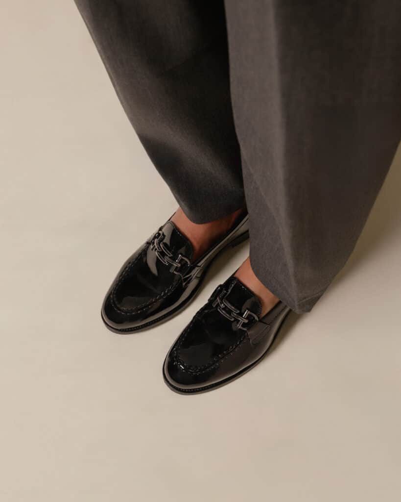 Mocassins vernis femme eve
