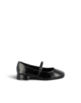 Ballerine babies cuir noir Ilari