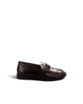 Mocassins imprimé animal femme moka Kuri