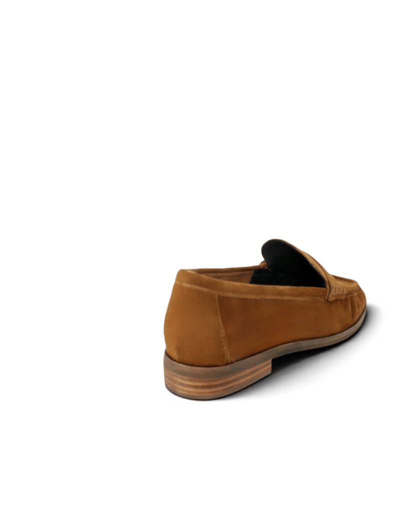 Mocassin en velours tabac femme Kuri