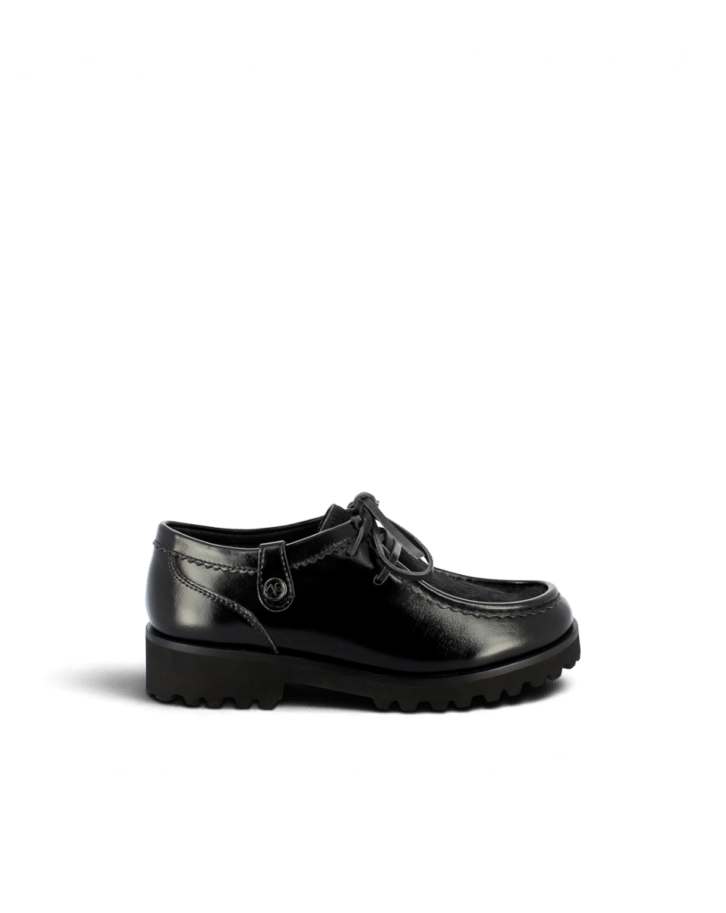 Mocassin semelle crantée noir Oleg