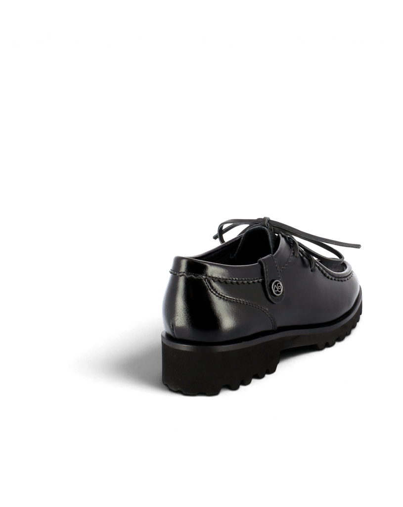Mocassin semelle crantée noir Oleg