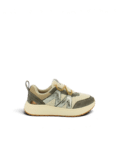 Basket fourrure femme en cuir gris Omega 3