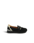 Mocassin basket femme noir