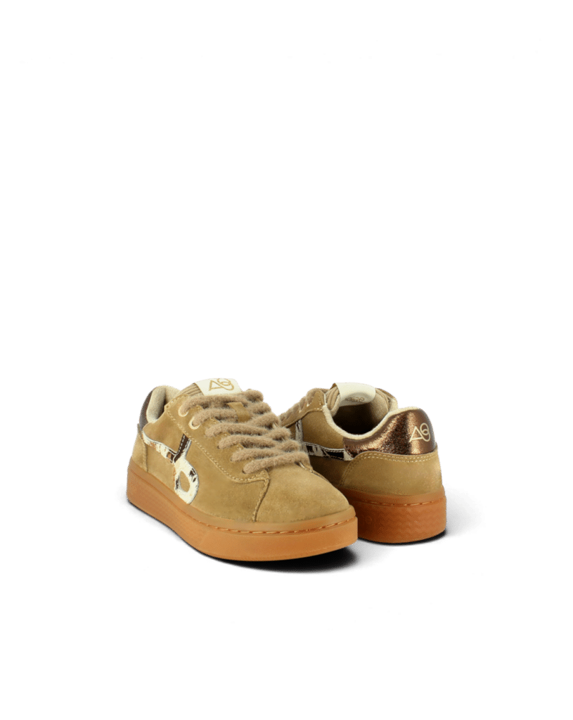 Basket femme cuir noix Alfa1