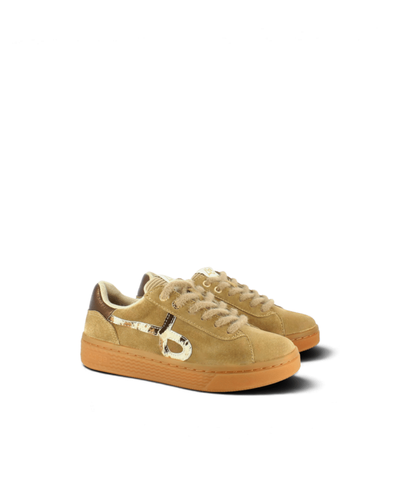 Basket femme cuir noix Alfa1