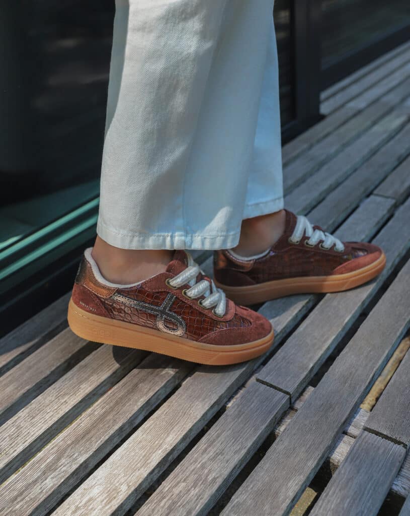 Basket croco femme Alfa5