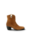 Bottine santiag femme en cuir
