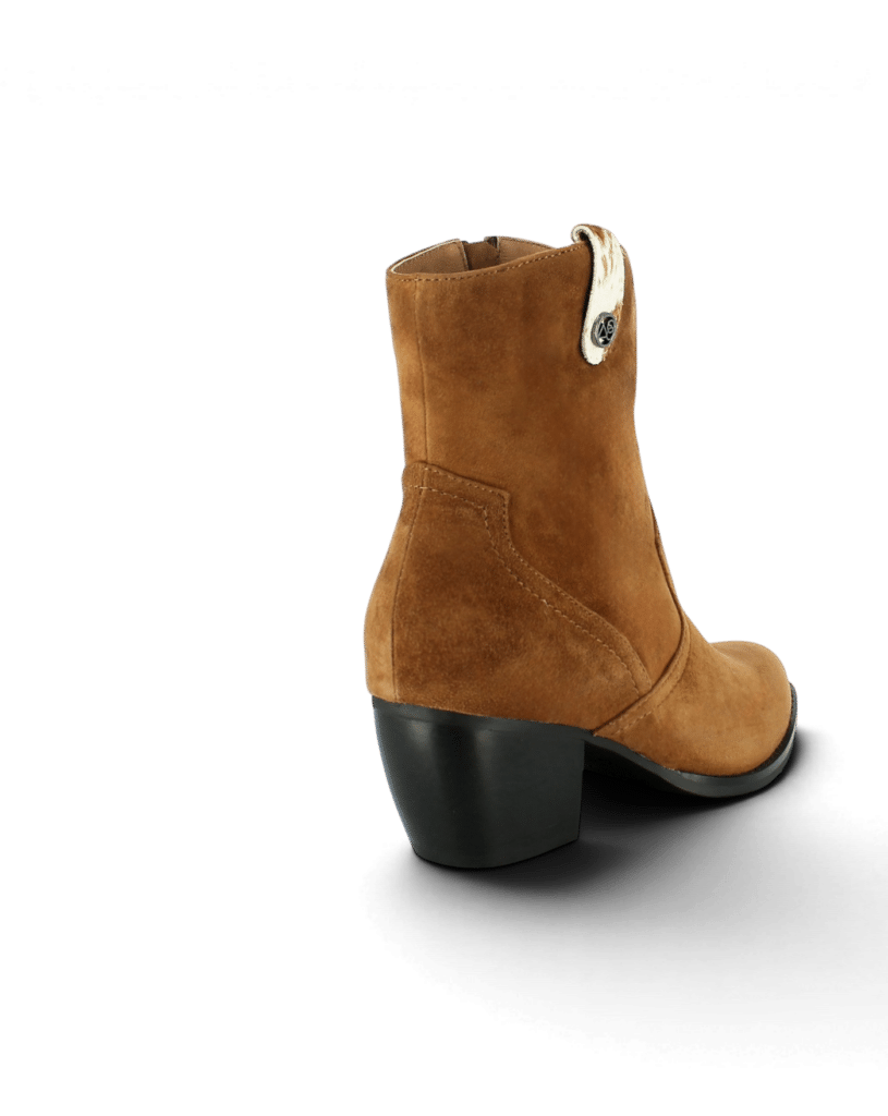 Bottine santiag femme en cuir