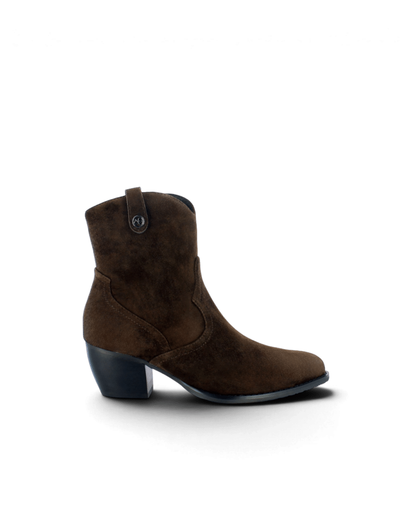 Bottine western femme en cuir