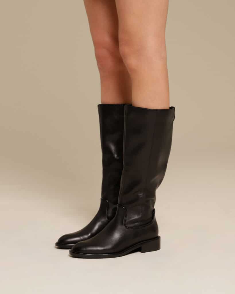 Botte cavalière cuir Catya